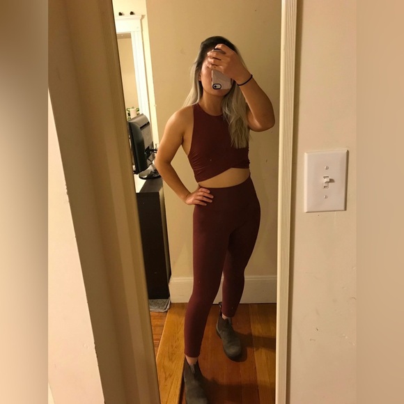 Lululemon Align HR leggings 28” Red Merlot - Picture 1 of 7